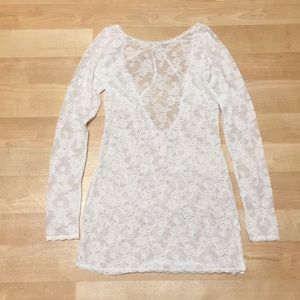 💕 Lace Slip On Lingerie W/ Crossback